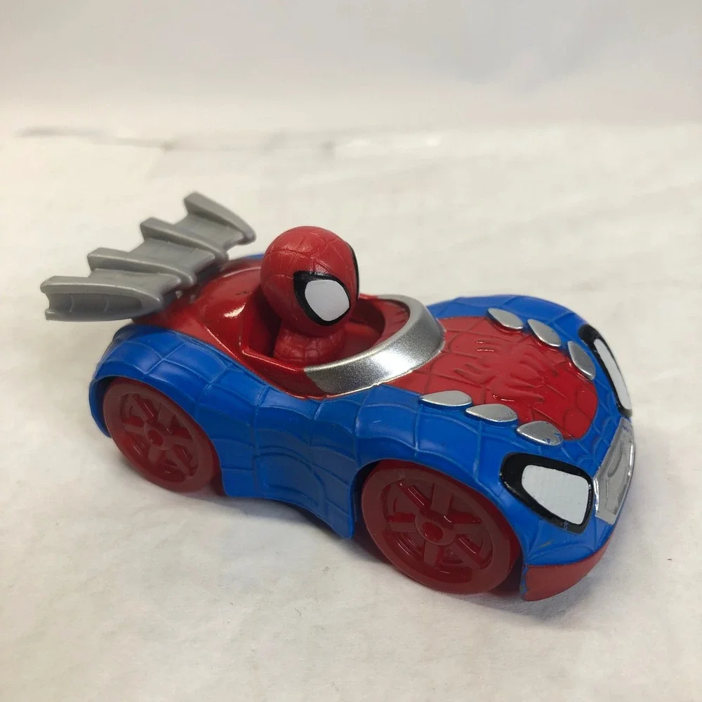 2 Marvel Spidey & His Amazing Friends Amazing Metals Die Cast Cars Miles Morales